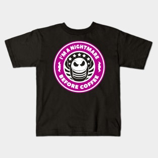 Nightmare Before Coffee Gift Kids T-Shirt